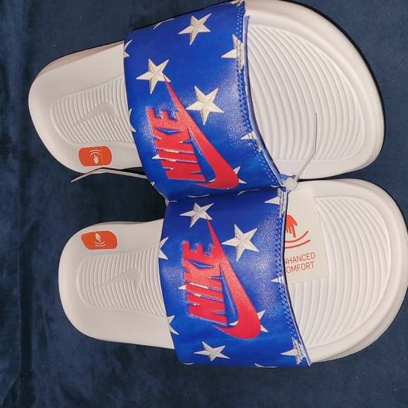 Nike Shoes - New Nike  America  colored slides size 9